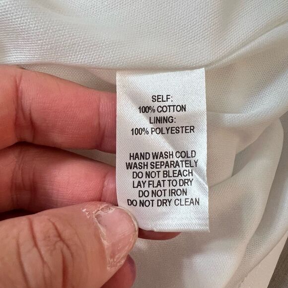 Lulu’s I've Got Love White Off-the-Shoulder Midi Dress size medium - Picture 13 of 15